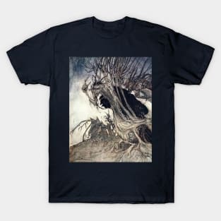 Calling Shapes and Beckoning Shadows - Arthur Rackham T-Shirt